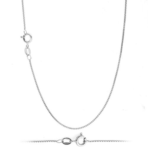 STERLING SILVER BOX CHAIN NECKLACE