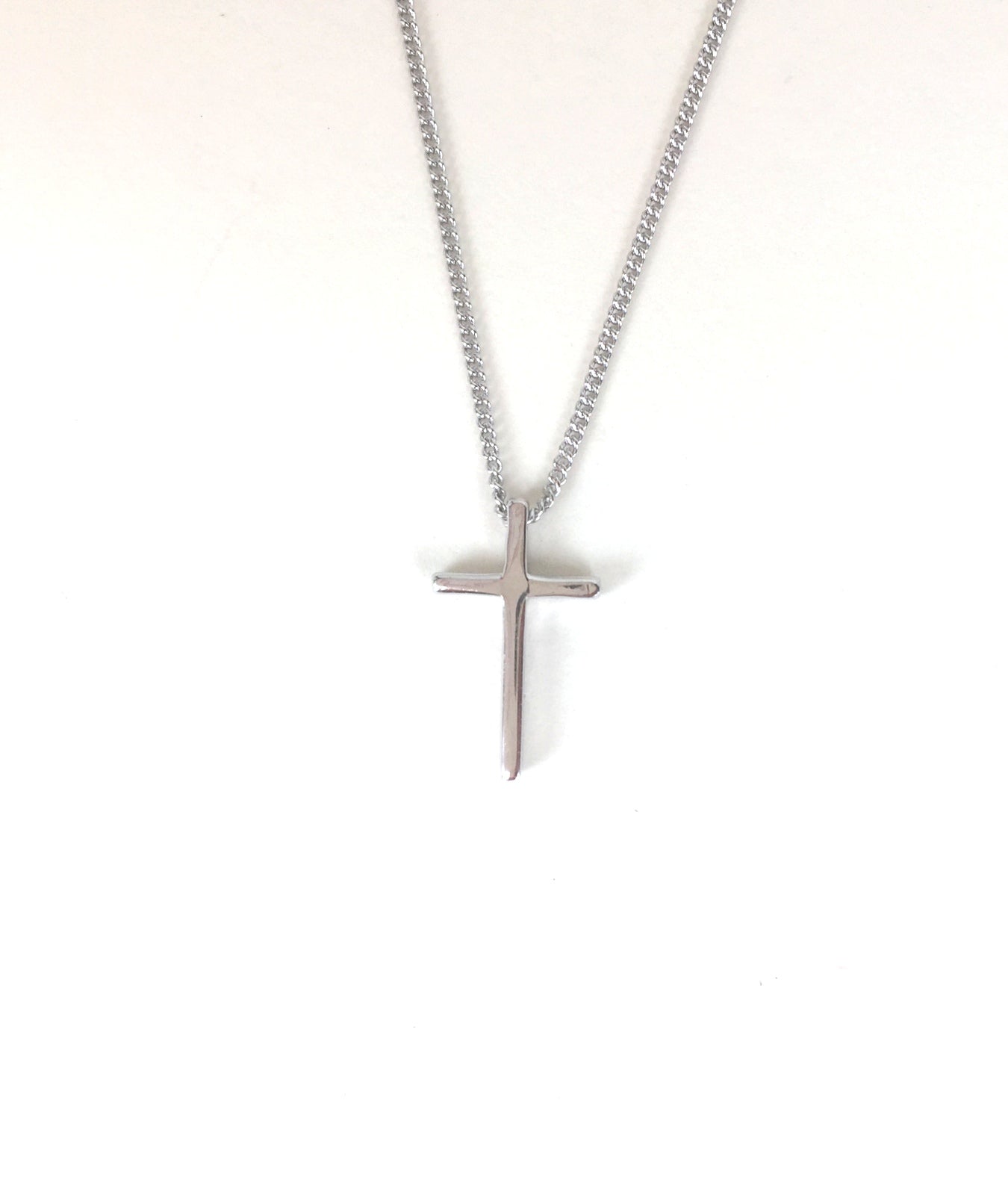 CROSS STERLING SILVER NECKLACE