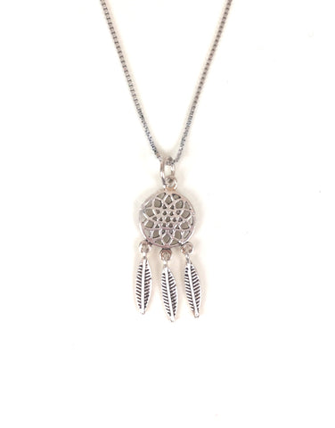 DREAMCATCHER STERLING SILVER NECKLACE