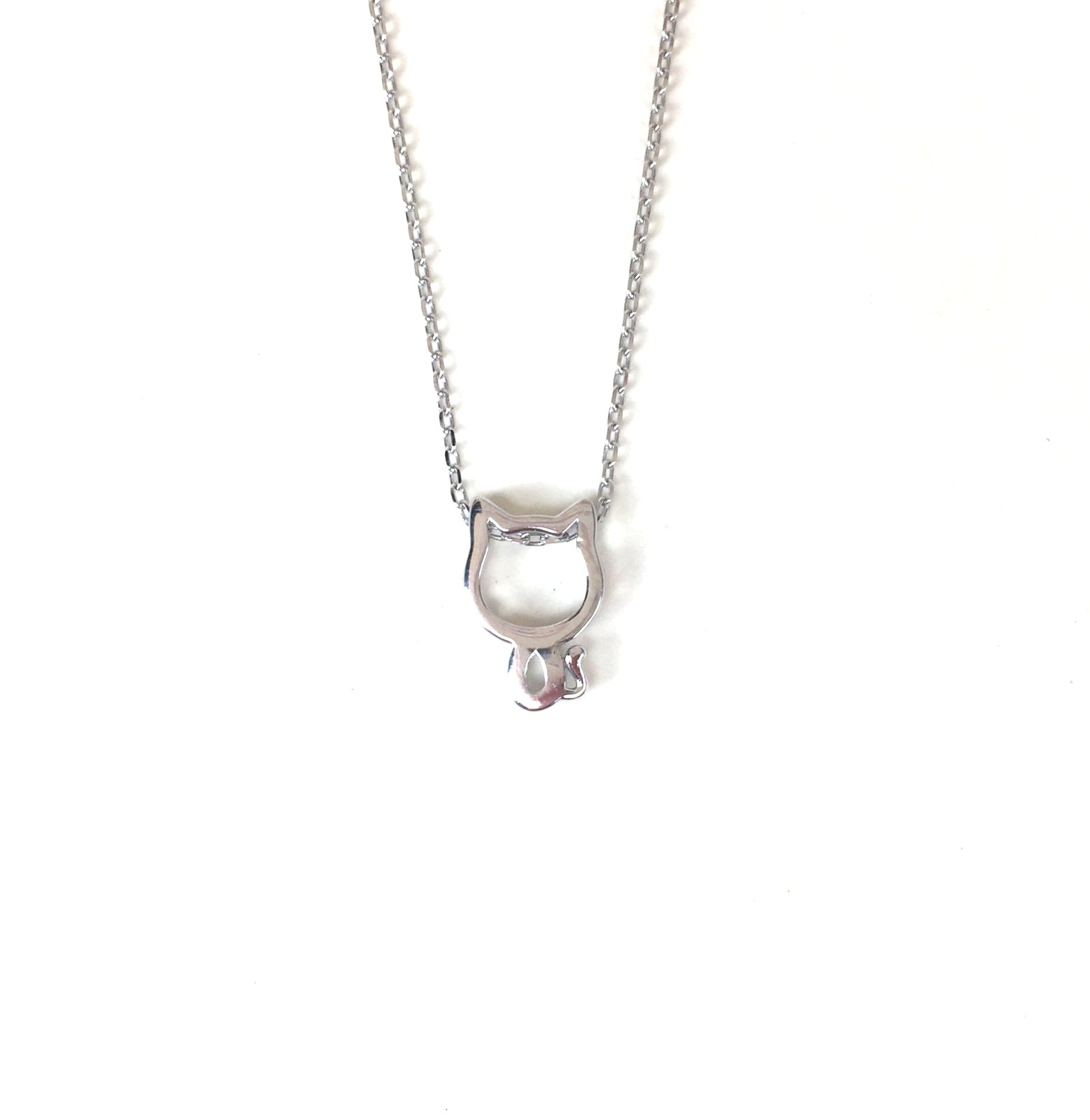 LITTLE CAT STERLING SILVER NECKLACE
