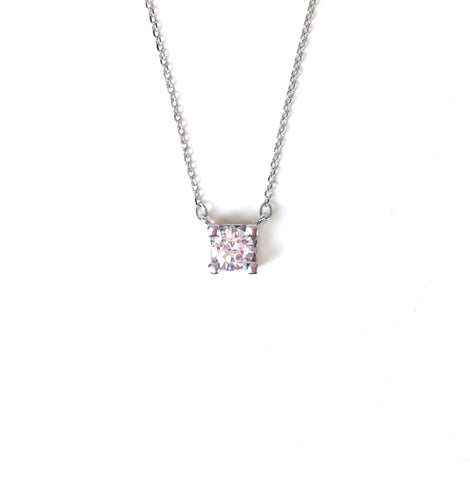LITTLE SQUARE STERLING SILVER NECKLACE