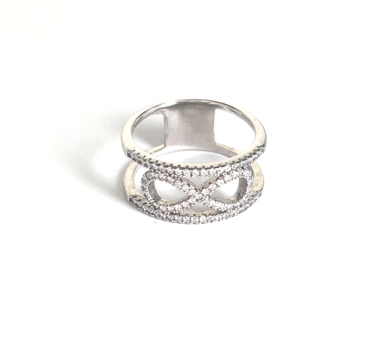 INFINITY STERLING SILVER RING