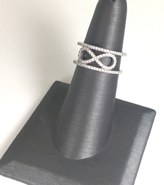 INFINITY STERLING SILVER RING