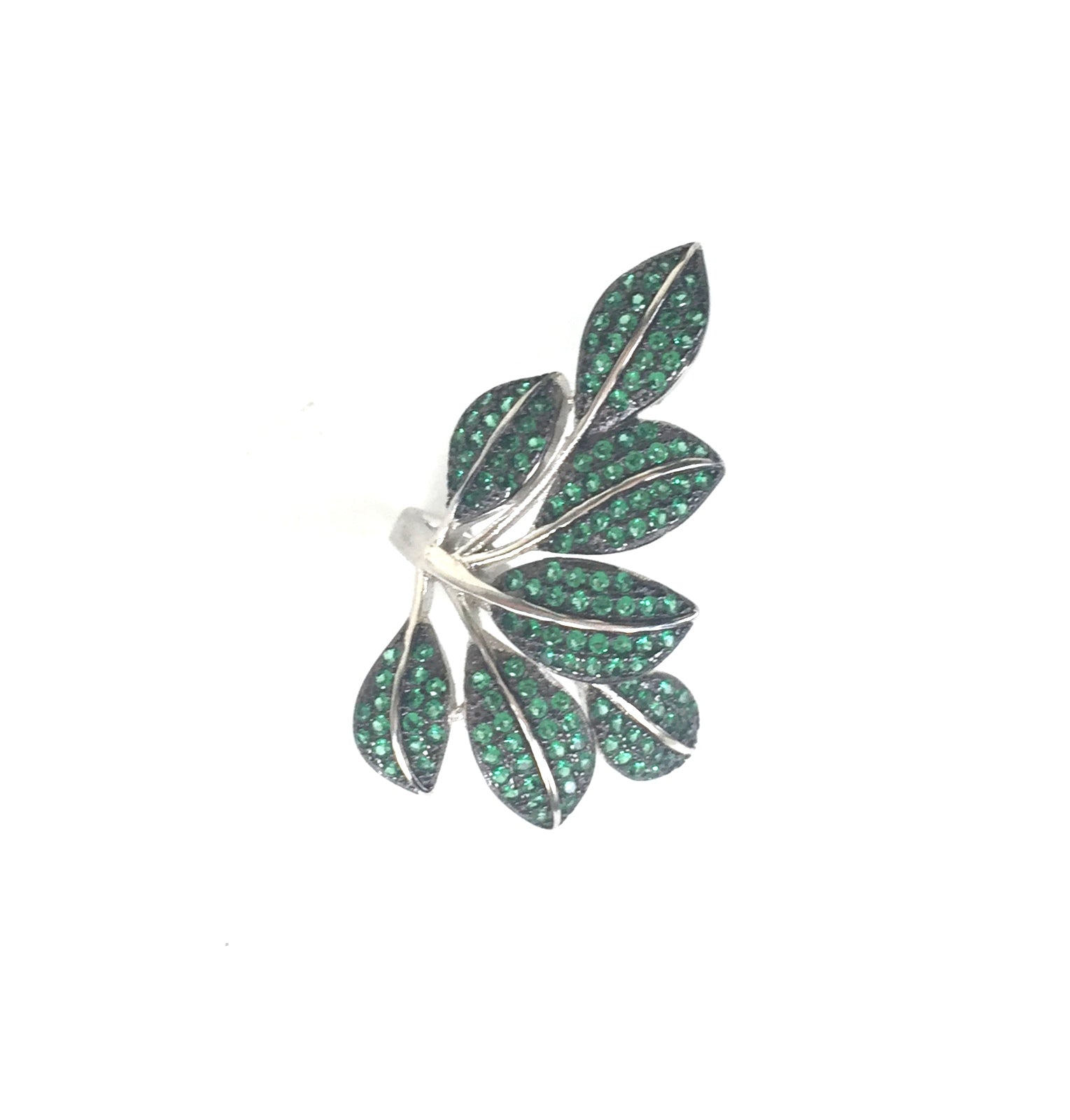 LEAVES STERLING SILVER RING