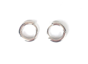 SMALL HOOP STERLING SILVER EARRINGS