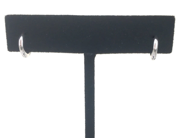 SMALL HOOP STERLING SILVER EARRINGS