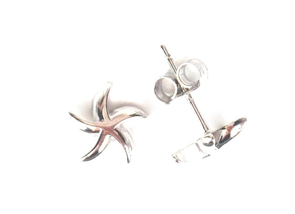 WINDMILL STUD STERLING SILVER EARRINGS