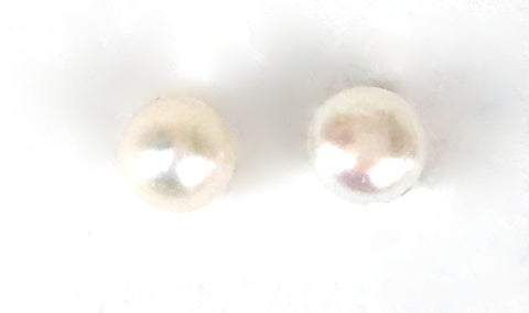 PETITE PEARL STUD STERLING SILVER EARRINGS