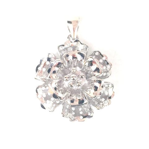 FLOWER STERLING SILVER PENDANT